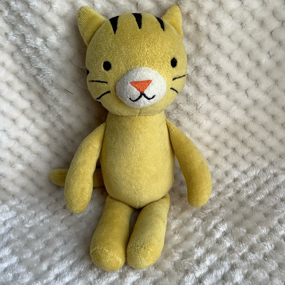 Petit Collage Plush Theodore The Tiger Stuffed Animal Toy